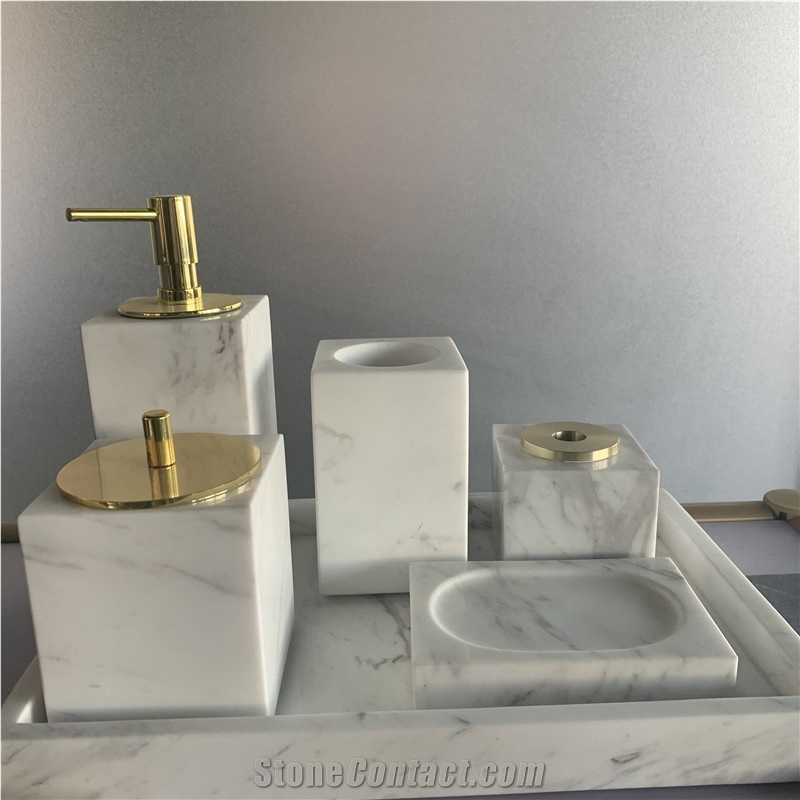 Luxury Design Marble Bathroom Accessories For Hotel And Home