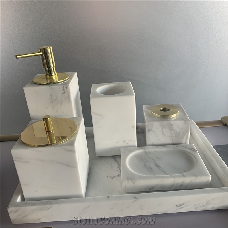 Luxury Design Marble Bathroom Accessories For Hotel And Home