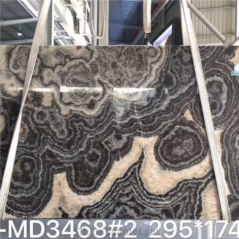 Natural Black Onyx Slabs Polished Stone Panel