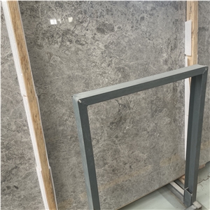Natural New Castle Grey Marble Slabs Tiles For Bathroom Wall