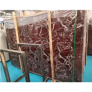Rosso Levanto Marble Tiles Italian Dark Red Floor Tile