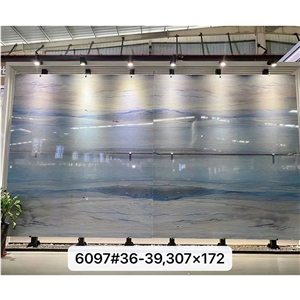 Sky Color Azul Macaubas Quartzite For Hotel Interior Design