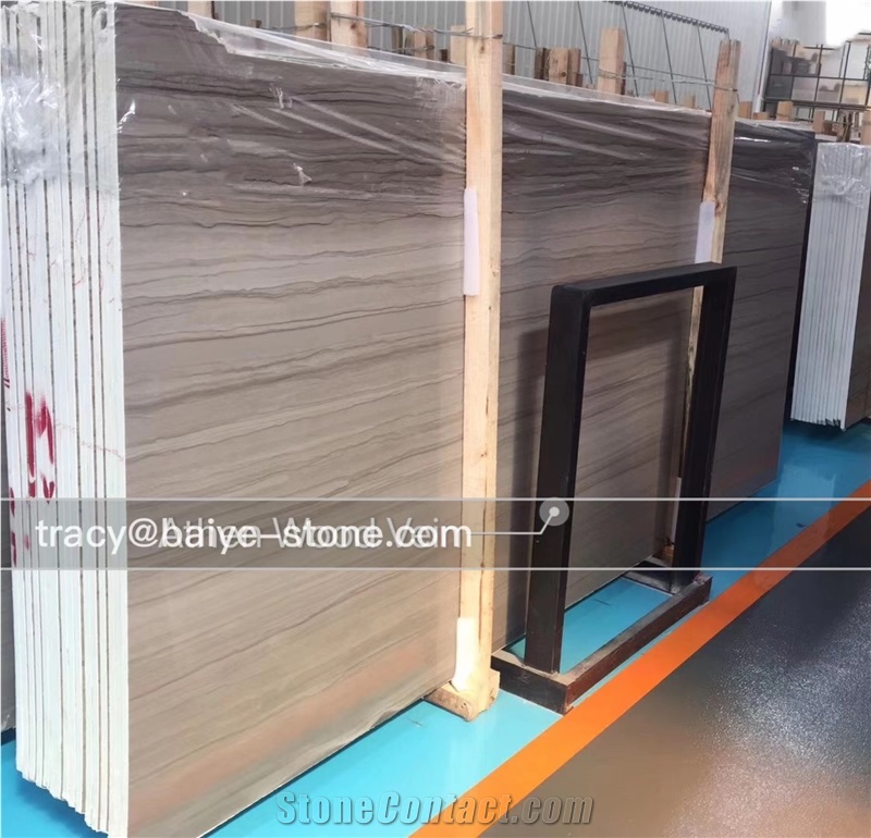 Athens Wood Grain Marble Slab