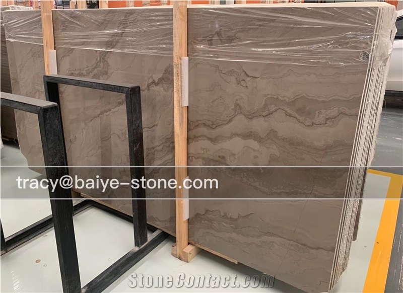 Athens Wood Grain Marble Slab