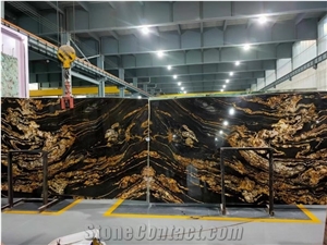 Luxury  Black Golden Silk,  Black Taurus