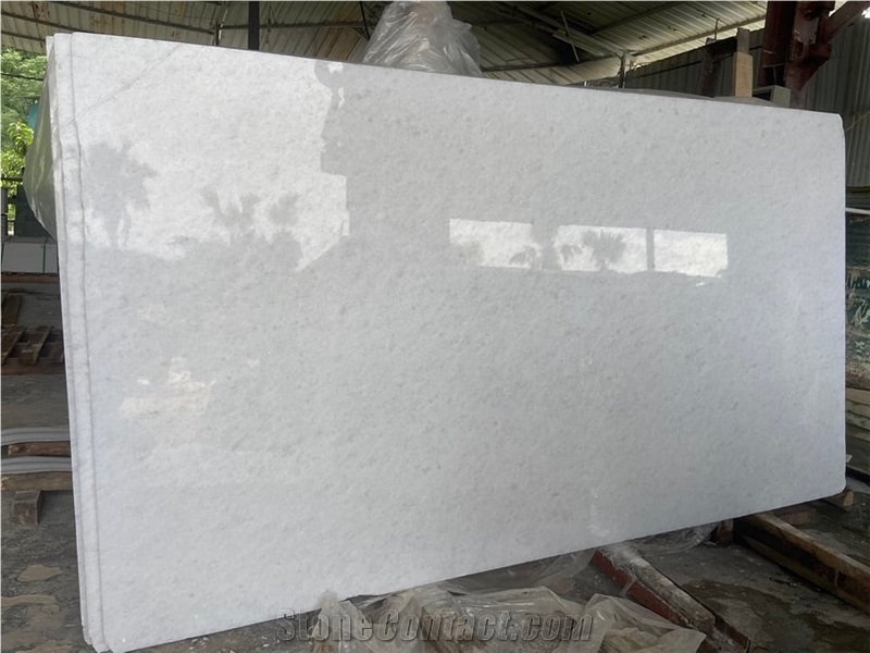 Jumbo Slab Of Salt White Marble  Natural Stone