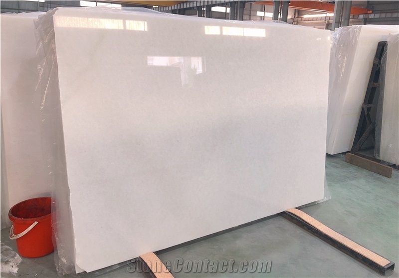 Jumbo Slab Of Salt White Marble  Natural Stone