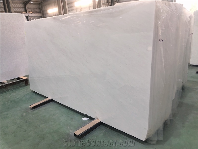 Jumbo Slab Of Salt White Marble  Natural Stone