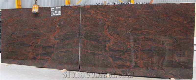 Red Multi- Red Multicolor Granite Slabs