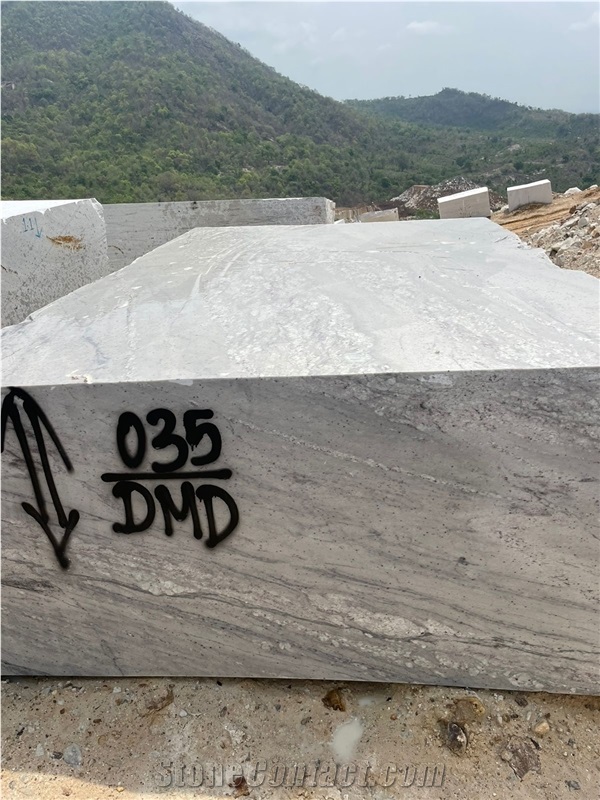 River White Granite Blocks