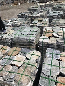 Irregular Flagstone Pavers Rusty Slate Garden Stepping Walk Stone