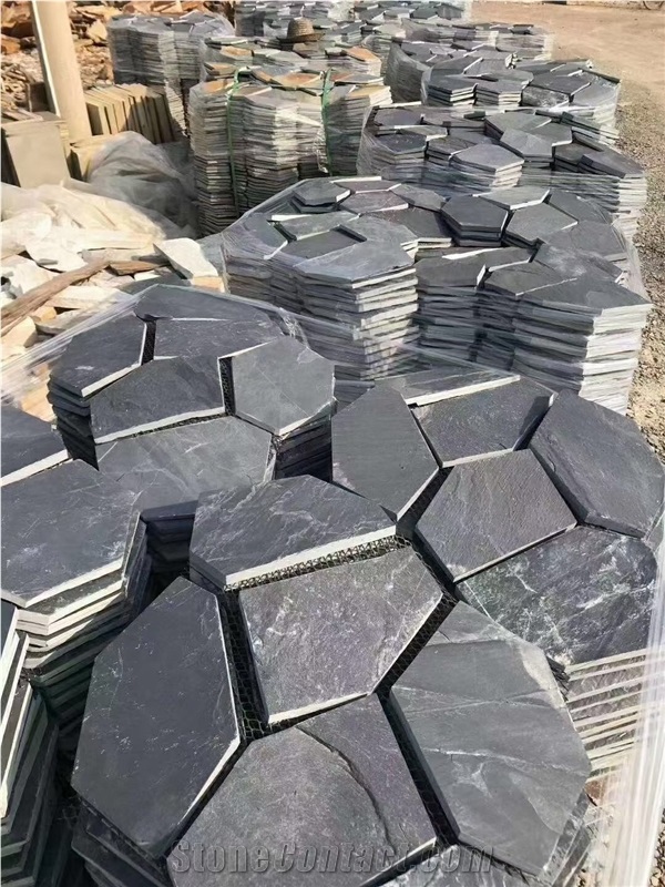 Irregular Flagstone Pavers Rusty Slate Garden Stepping Walk Stone