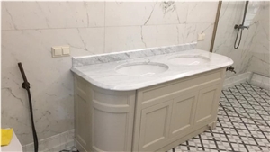 Prefab Stone Countertop Miter Travertino Kitchen Island Tops