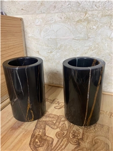 Solid Stone Display Stands Marble Panda Pedestal Wine Racks