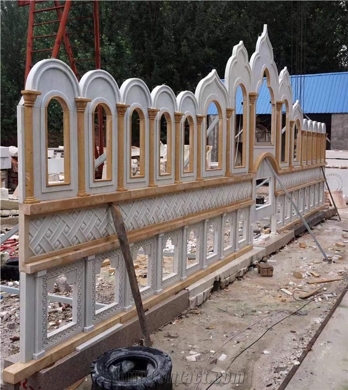 Stone Cemetery Niches Marble Carrara Mausoleum Crypts
