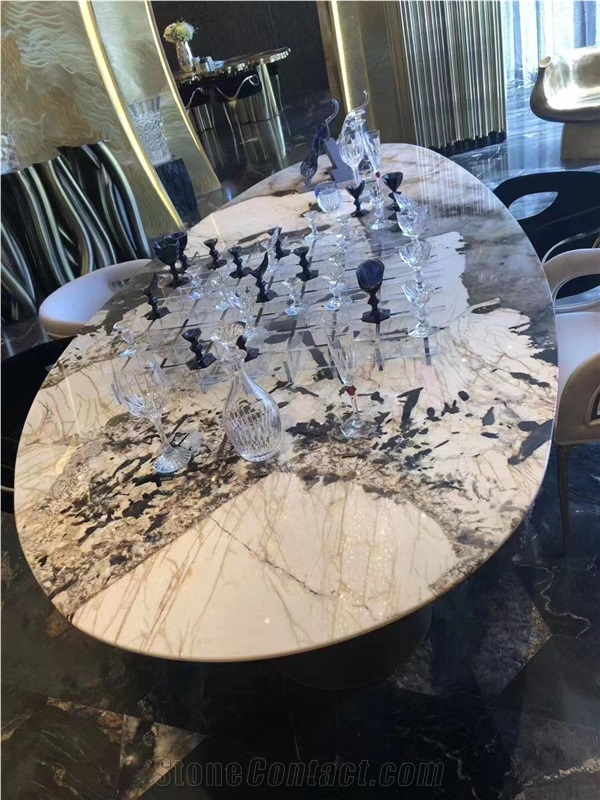 Stone Design Interior Stool Marble China Green Cafe Table