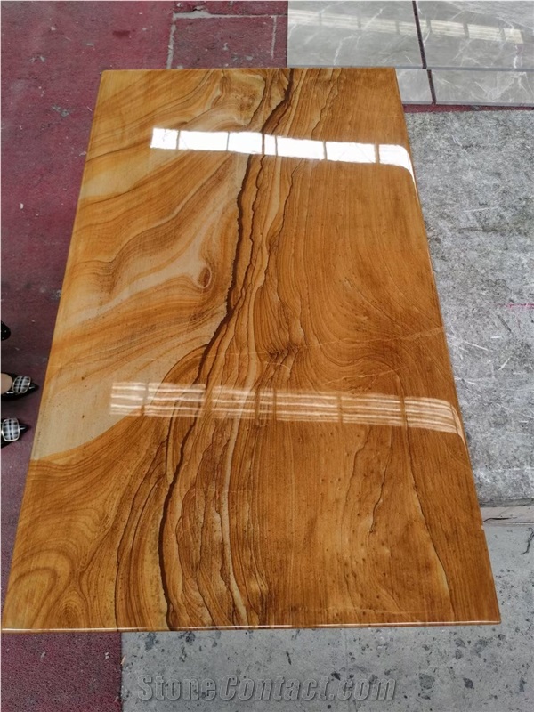 Stone Dining Work Table Tops Glazed Sandstone Cafe Furniture