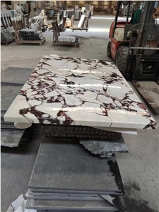 Stone Dining Work Table Tops Glazed Sandstone Cafe Furniture