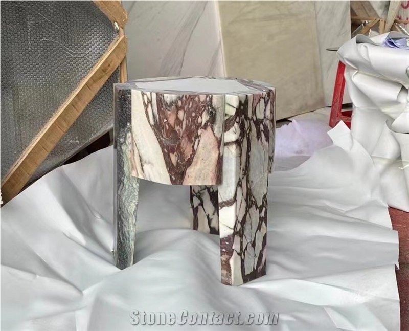 Stone Factory Commercial Furniture Marble Design Side Stool