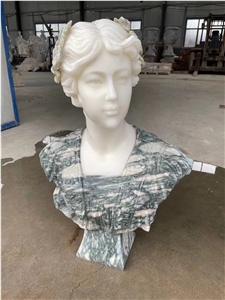 Stone Garden Sculpture Travertine Classic Human David Statue