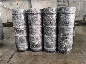 Stone Handrail Column Grey Granite Pilasters Column Shafts
