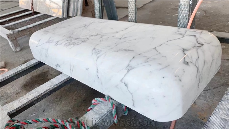 Stone Restaurant Table Statuario Marble Cafe Furniture