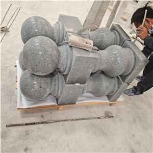 Stone Staircase Handrail Granite Juparana Balcony Balusters