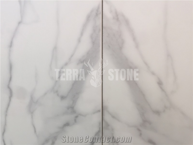 Bookmatched White Marble Nano Artificial Crystal Stone Price