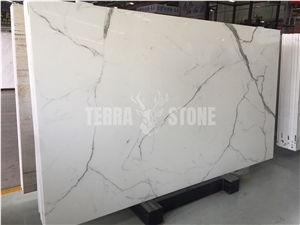 Calacatta Nano Crystallized Glass Stone Slabs Nano Panel
