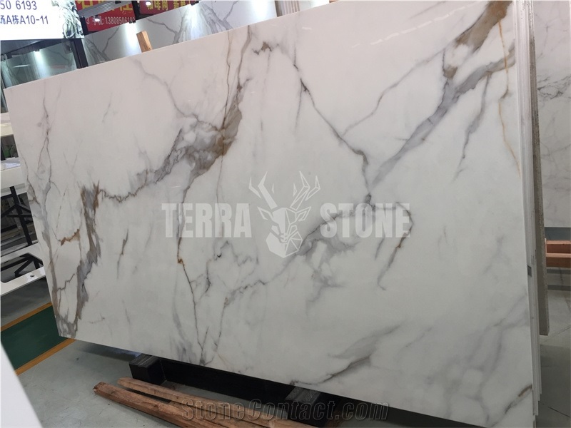 Crystallized Crystal White Glass Artificial Nano Marble
