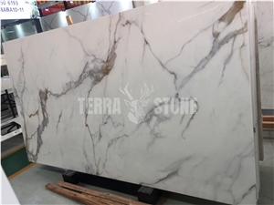 Crystallized Crystal White Glass Artificial Nano Marble