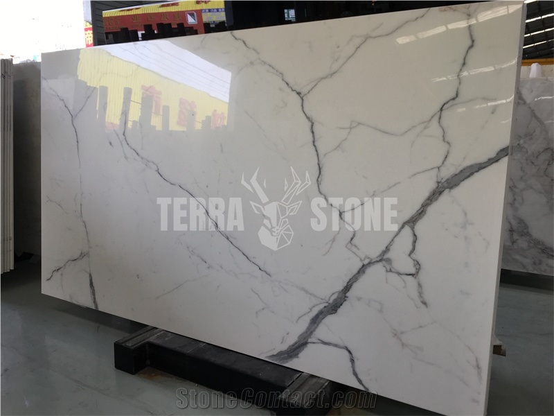 Nano Crystallized Glass Panel Nano White Marble Stone Slabs