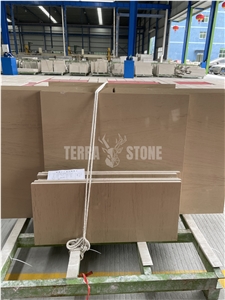 French Wooden Limestone Brown Stone Tiles Wall Cladding Tile