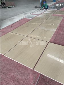 French Wooden Limestone Brown Stone Tiles Wall Cladding Tile