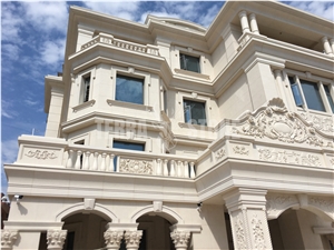 Limestone Villa Column Pillar Balustrade