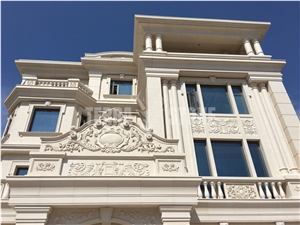 Limestone Villa Column Pillar Balustrade