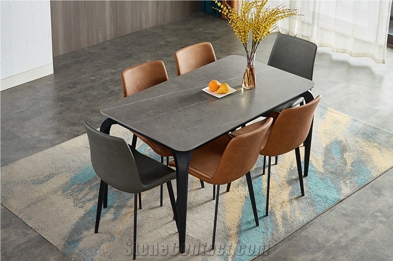 Amarni Grey Sintered Stone Dining Table BS-LSJ-02