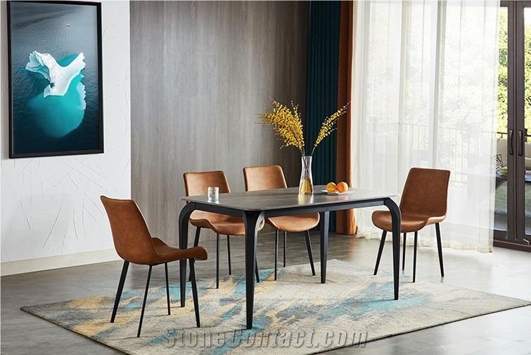 Amarni Grey Sintered Stone Dining Table BS-LSJ-02