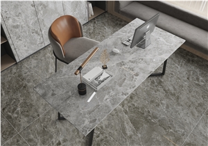 Atlantis Grey Sintered Stone Dining Table BS-JS-SC624