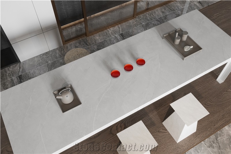 Aurora Grey Sintered Stone Dining Table BS-JS-S-240T33
