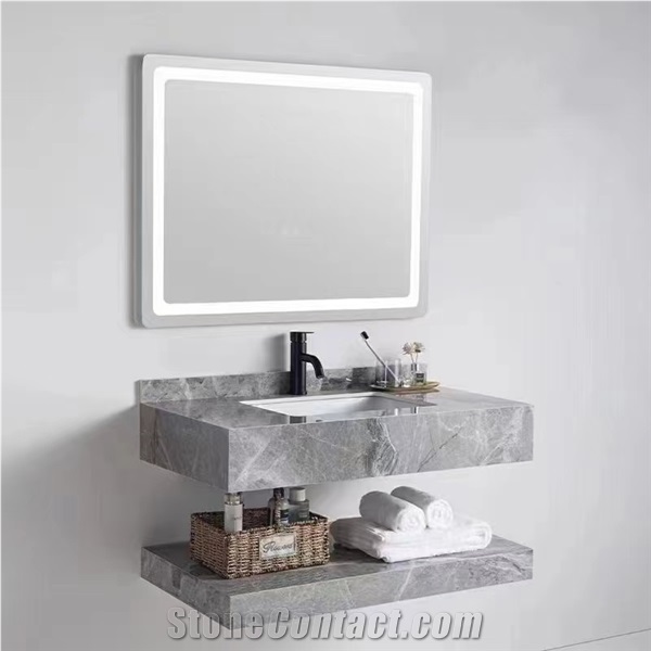 Century Grey Sintered Stone Wash Basin BS-LSJ-XST03