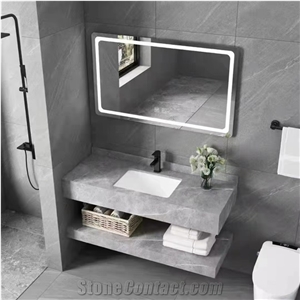 Century Grey Sintered Stone Wash Basin BS-LSJ-XST03
