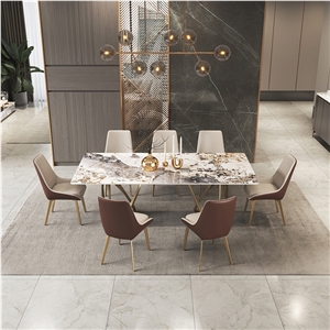 High Quality Pandora Sintered Stone Dining Table BS-JJ-179