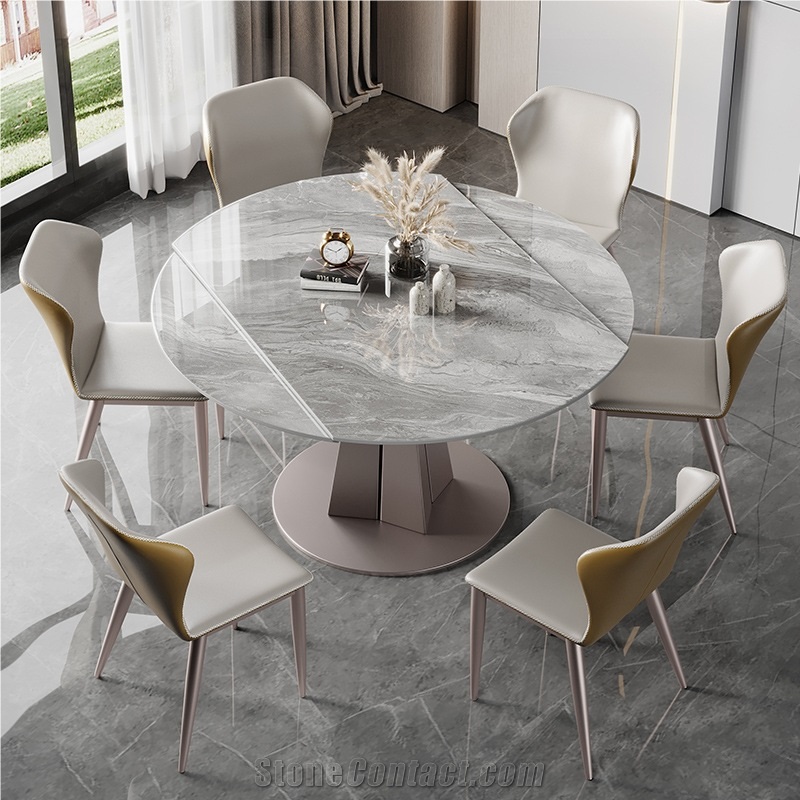 Italian Grey Sintered Stone Dining Table BS-JJ-331