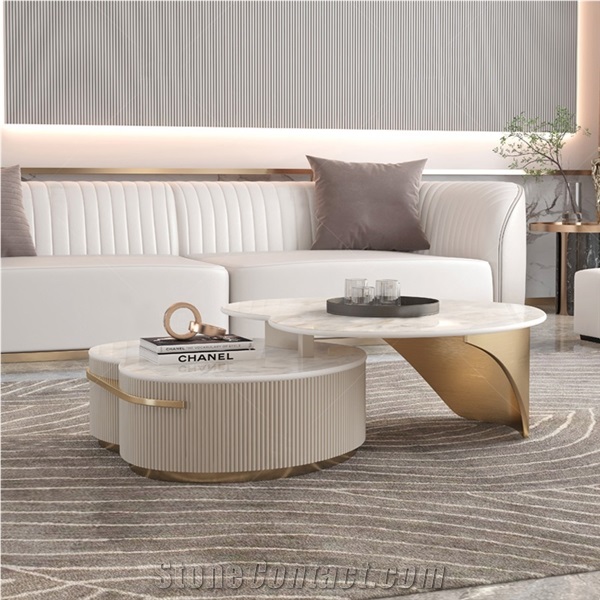Popular Gold Time Sintered Stone Table Top BS-JJ-6699