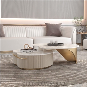 Popular Gold Time Sintered Stone Table Top BS-JJ-6699