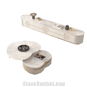 Popular Gold Time Sintered Stone Table Top BS-JJ-6699