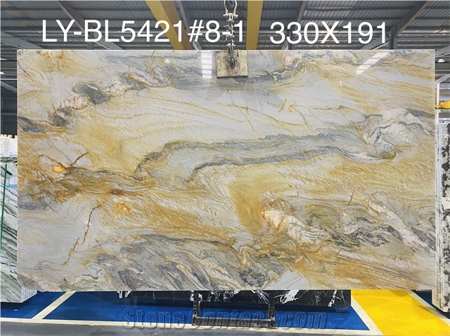 18Mm High Quality Polished Macaubas Fantasy Quartzite