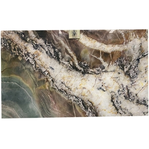 Brazil Polished Crystal Volupia Maestro Quartzite Slabs
