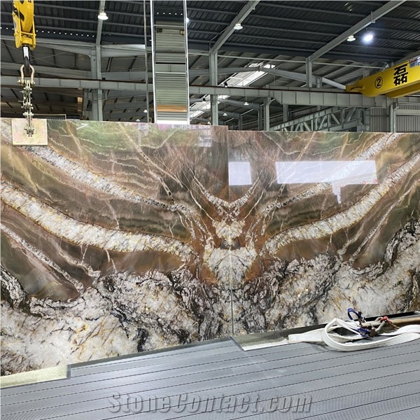 Brazil Polished Crystal Volupia Maestro Quartzite Slabs